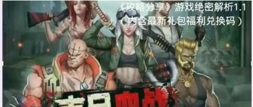 《攻略分享》游戏绝密解析1.1（内含最新礼包）