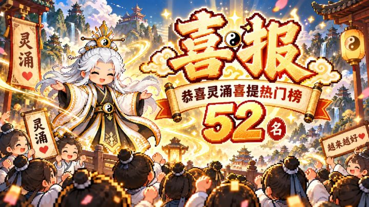 《灵涌》更新公告|10 月 7 日(其二)热榜52名爆肝加更!截图