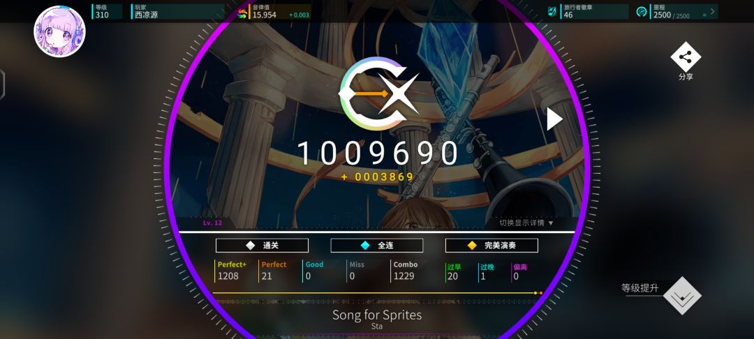 今日推分 9