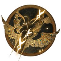 ☆新区情报站☆
金色律鸟翩然跃动，于天地间熠熠生辉。奏世之乐回荡华宴，希望的琴音，即将落向繁华的人世。
新区「奏世之宴」图标闪耀登场！一场璀璨的宴会即将华丽揭幕，大人准备好欣赏这场世间罕见的演出了吗？