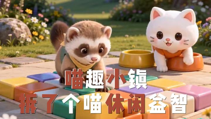 组装拼豆不如拆拼豆!用不同颜色猫咪们,去拆掉那些成品吧!截图