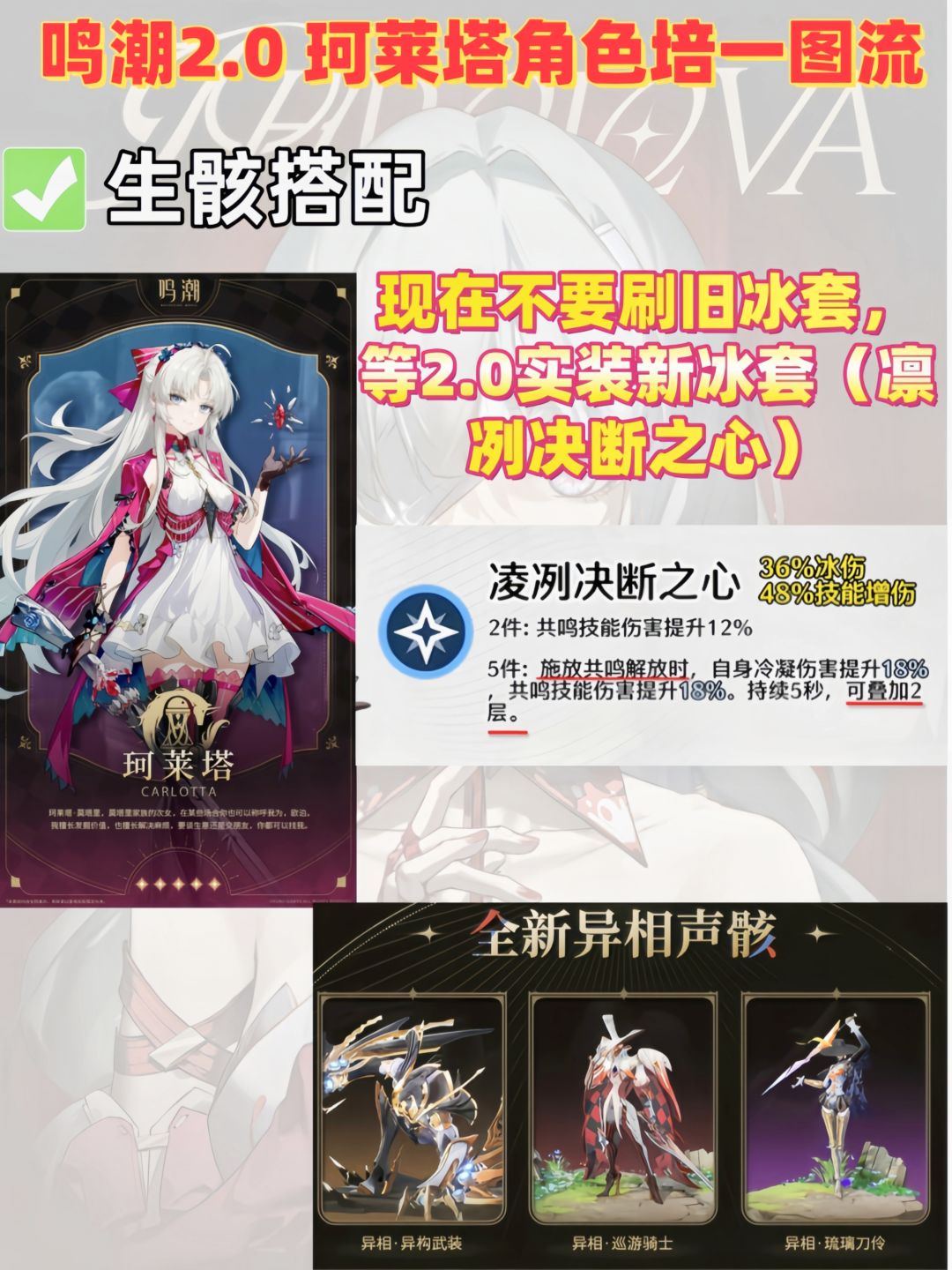 鸣潮2.0珂莱塔角色培养一图流攻略 3