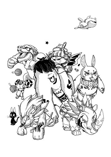 手绘｜尼斯大陆驯兽师