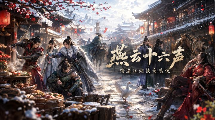 仗剑江湖！《燕云十六声》开启开放世界武侠冒险截图