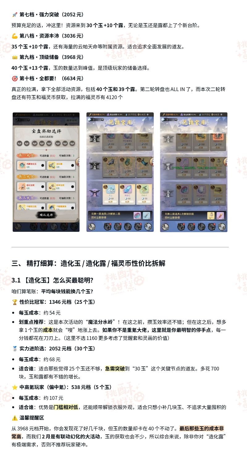 元旦月活“纤云靛染”氪金资源攻略-5图 3