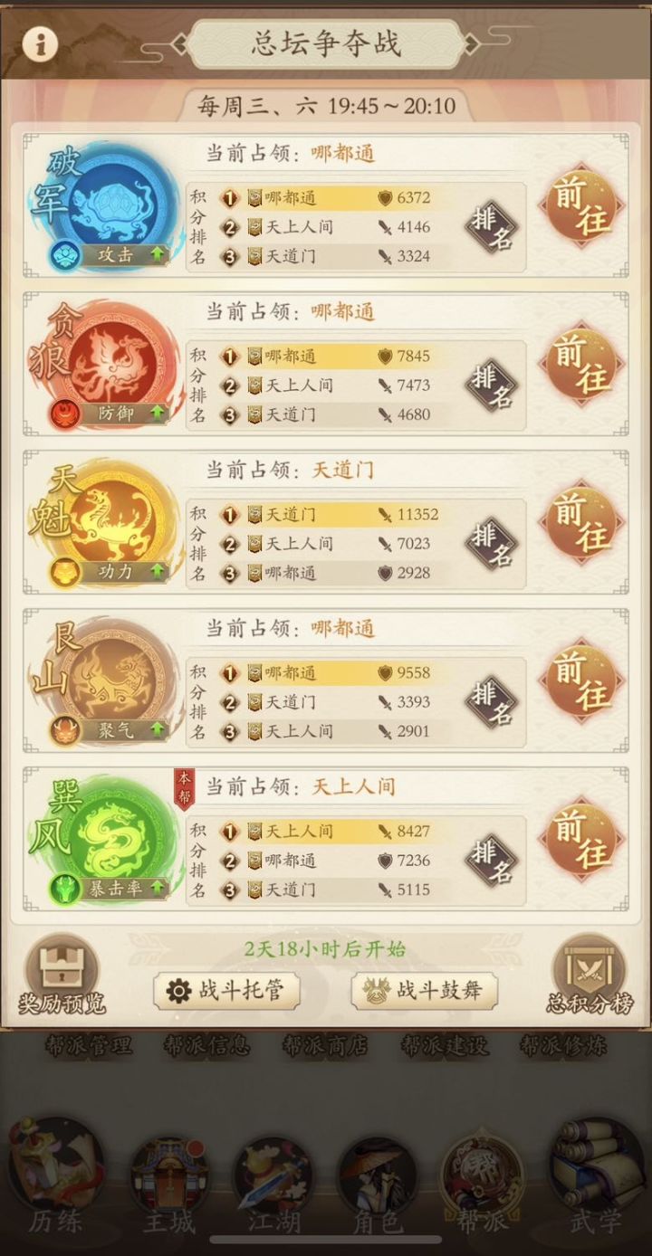 欢迎来到服务器：天涯明月，参与激情坛战。
还有哪个服务器坛战也这么激情的呀？截图