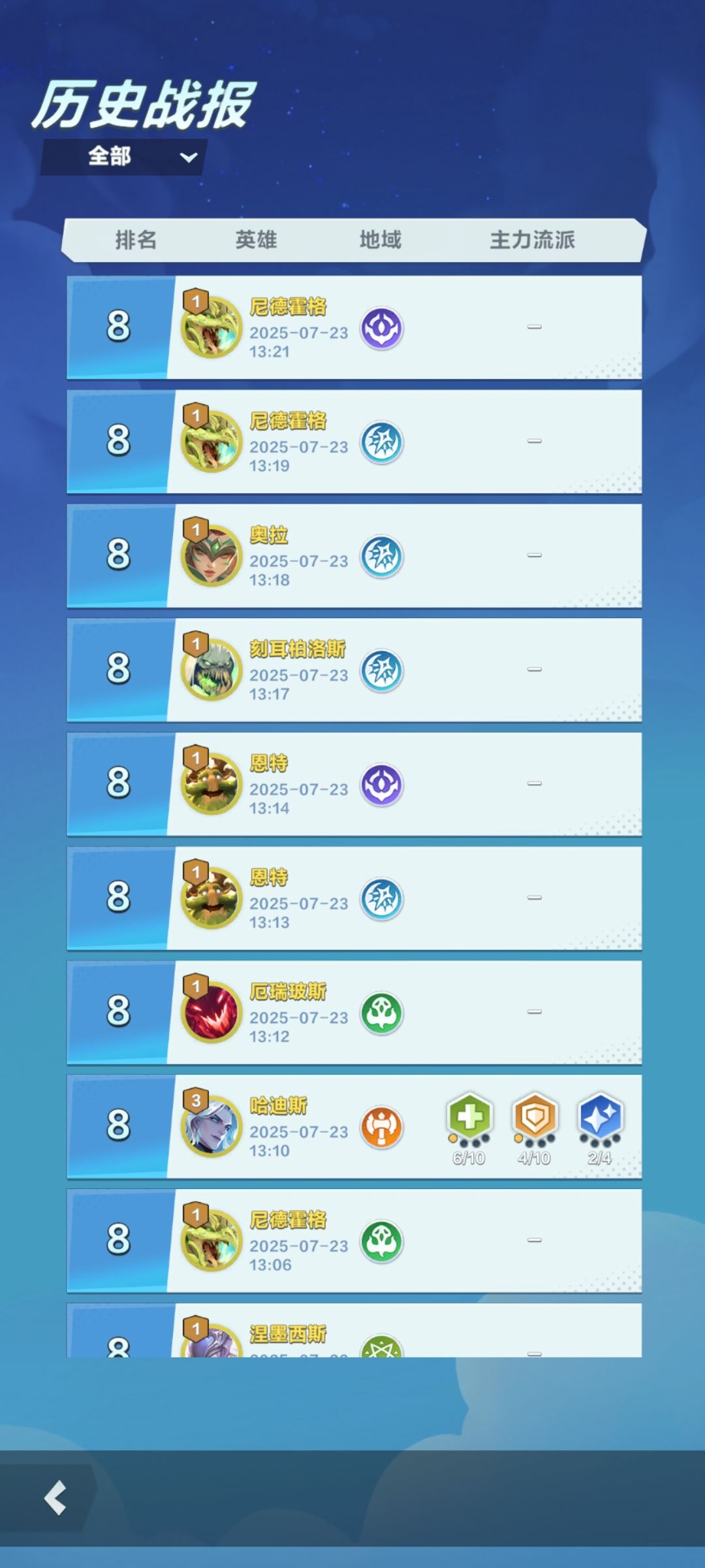 新英雄随不到 2