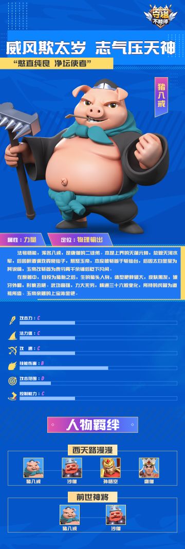 「猪八戒」丨憨直纯良 净坛使者