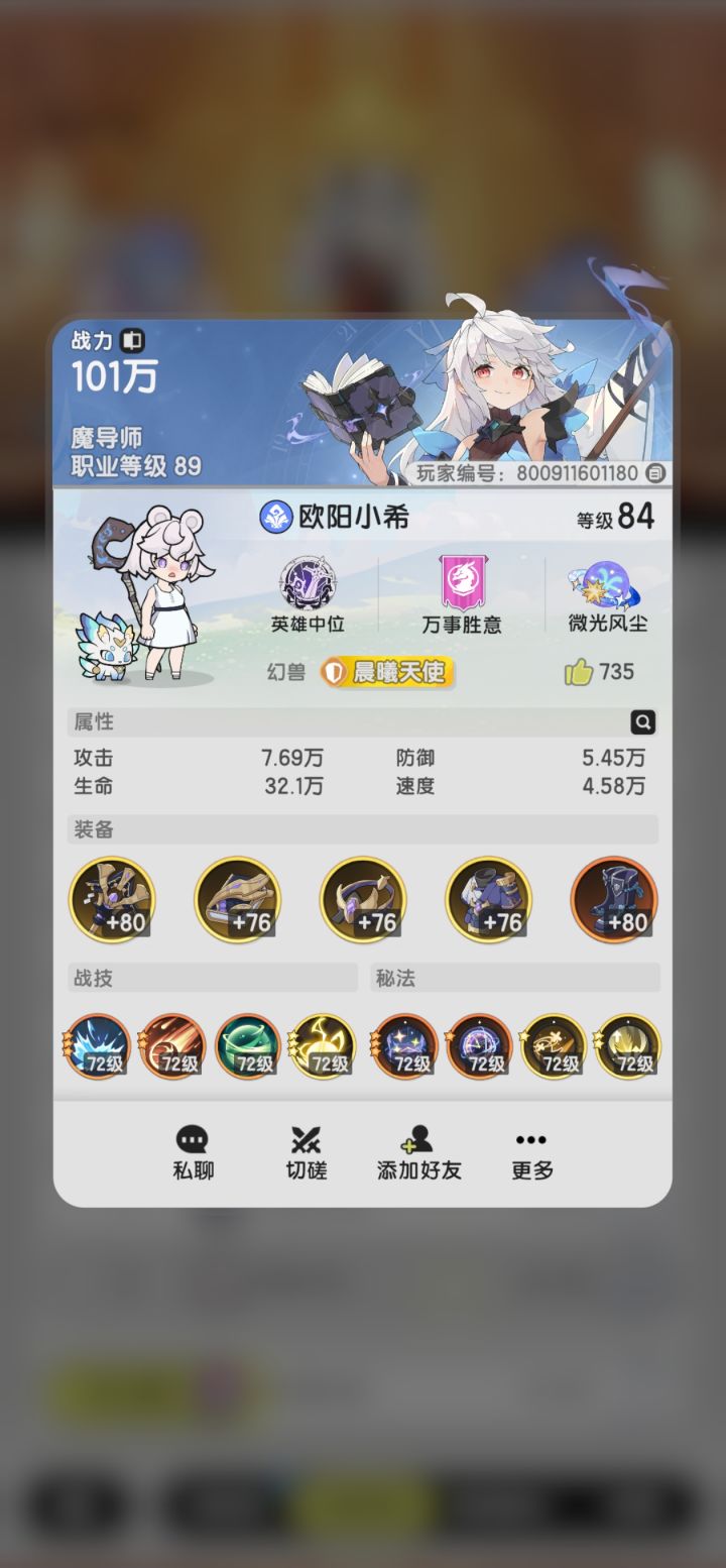 为什么有84级的魔导师截图