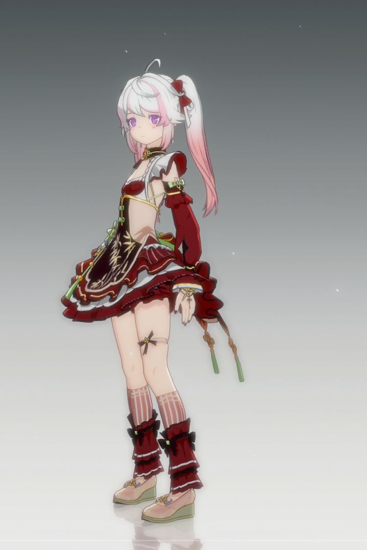 深红色中华娘 2