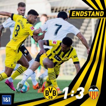 友谊赛-格徳斯双响，罗伊斯点射