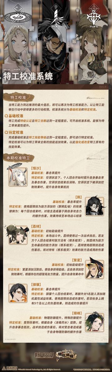 |||||特工校准|恒沙 鸦 荔倾 繁夏 骐骥 银峰