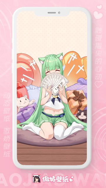 傲娇壁纸 × 萌娘百科 十万条目贺图上新~