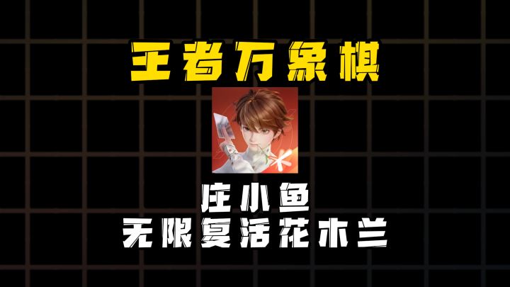 王者万象棋庄小鱼无限花木兰运营思路截图