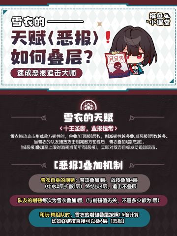 【V1.6攻略】雪衣的天赋[恶报]如何叠层