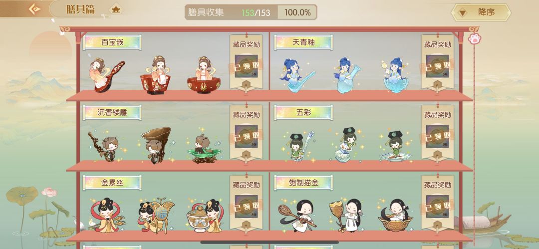 膳具全图鉴,外加两套百宝和两套沉香 1