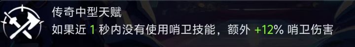 在传奇天赋点都削到8%的时候,哨位没变动截图