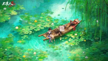 【壁纸福利】大赏风荷，暑月泛舟