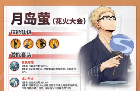 SP球员月岛萤（花火大会）复刻｜攻略一图轻松上手截图