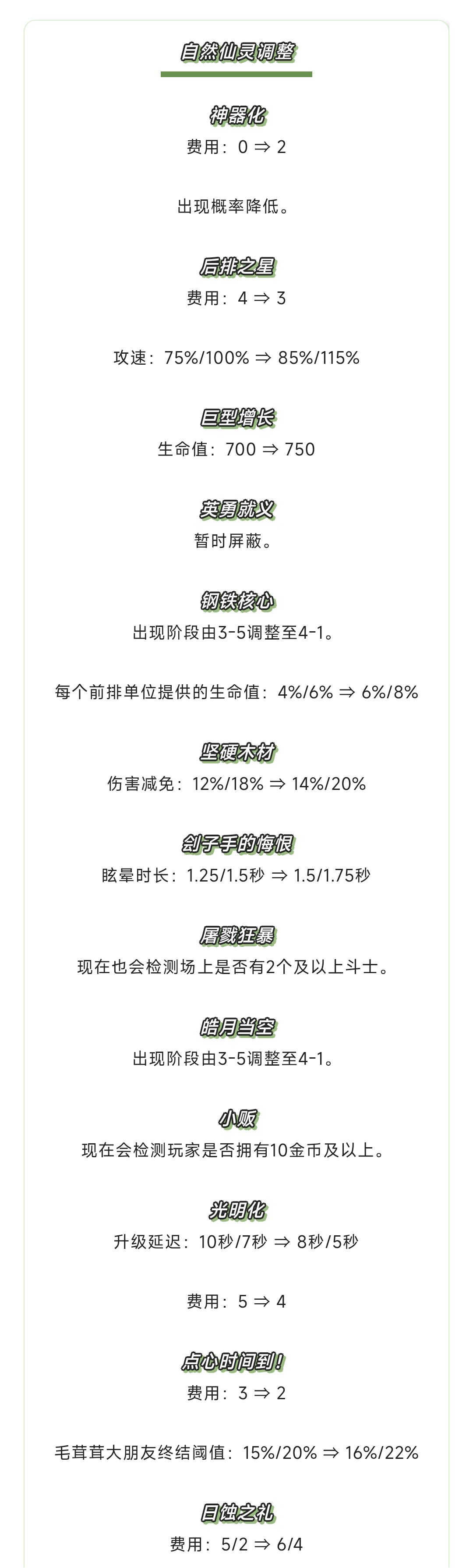 《金铲铲之战》18.1b版本 8月27日更新公告 9