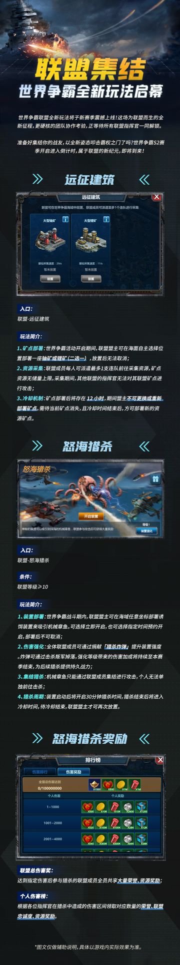 世界争霸S2赛季全新玩法启幕