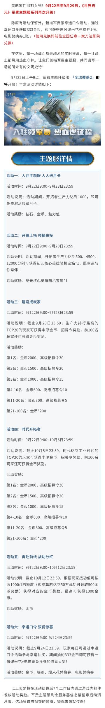 「军费主题服」再突破！「全球覆盖」强势降临！