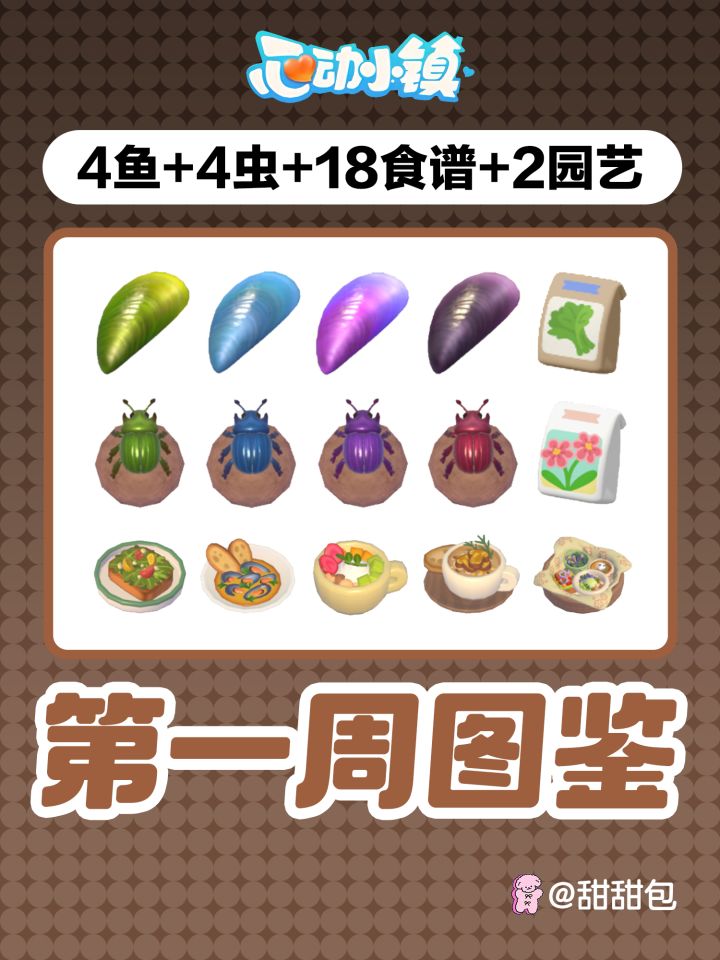 陇上金颂第一周全图鉴攻略丨4鱼4虫18食谱截图