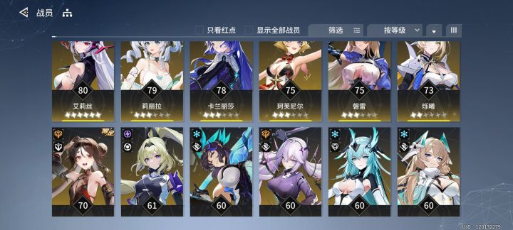 求大佬配队截图