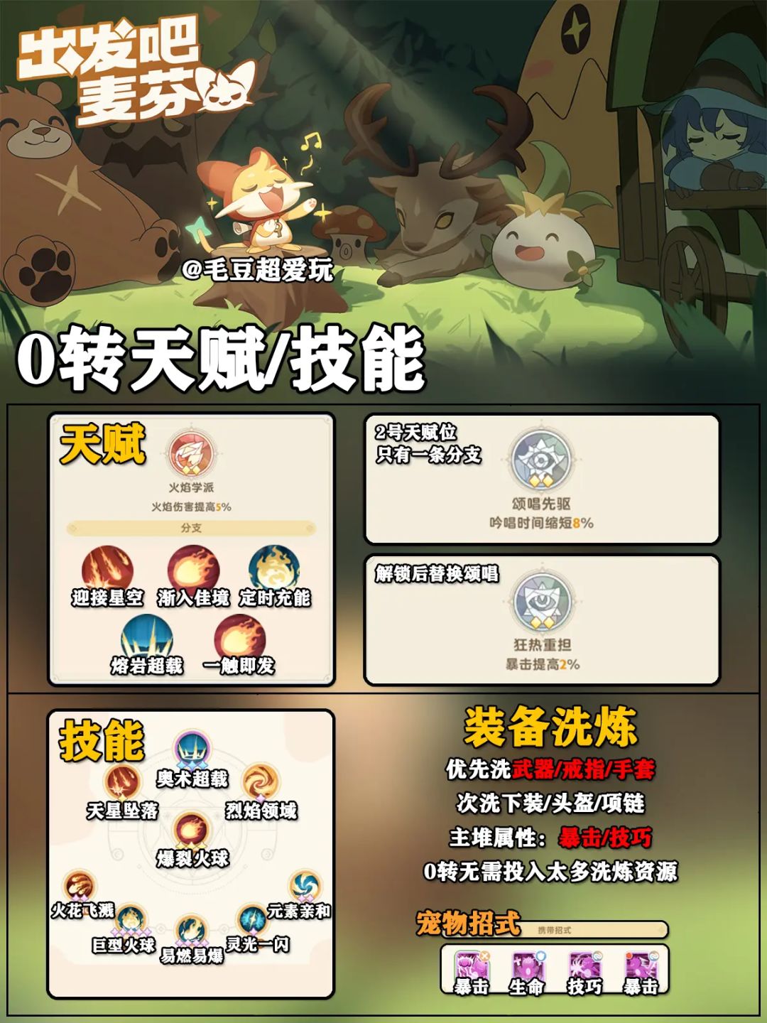 学者开服自选技能的选择建议 3