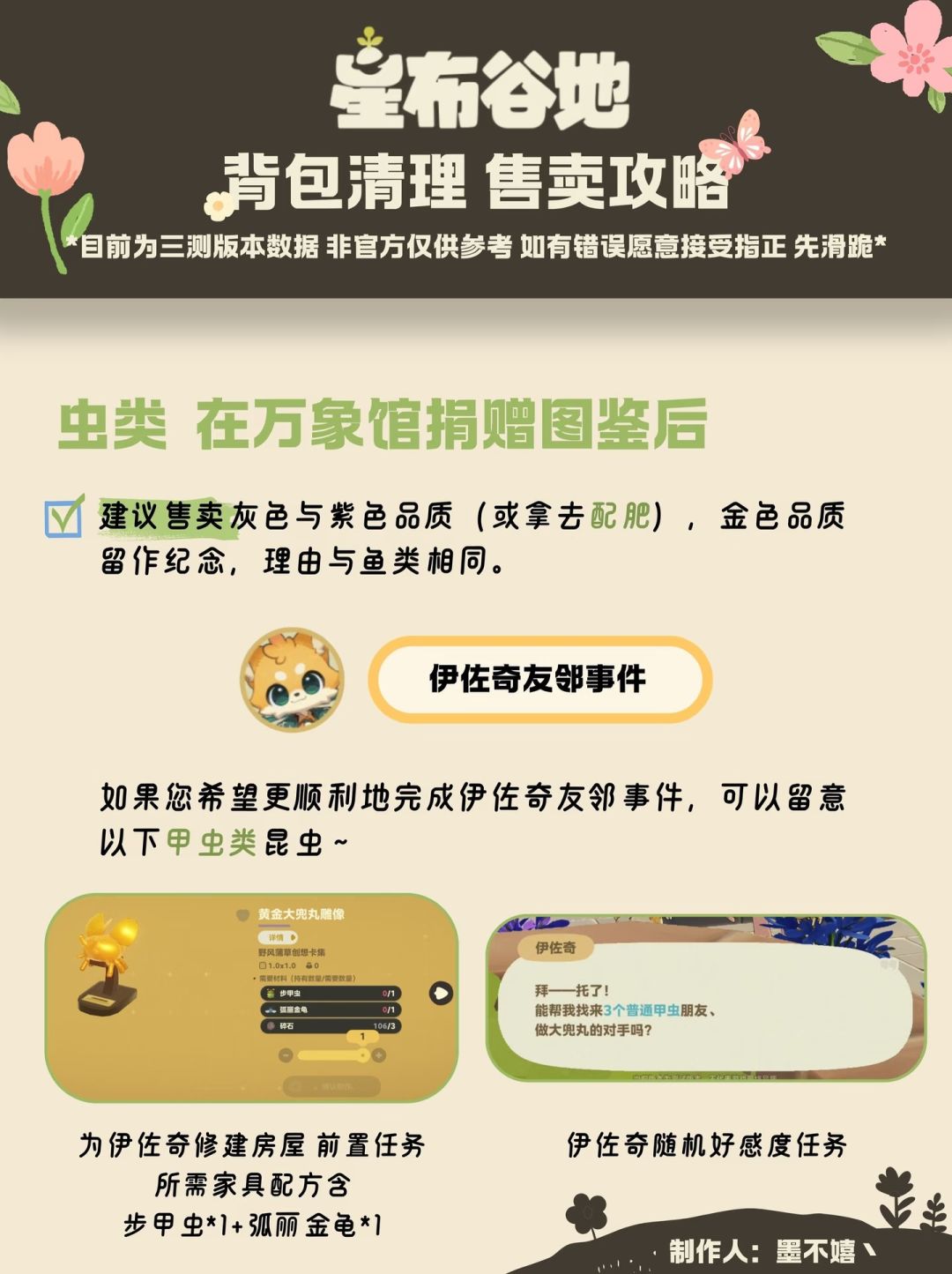 如何清理背包,哪些物品直接卖?杏鲍菇三测 7
