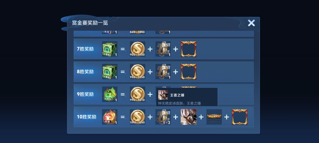 钟无艳史诗皮肤王者之锤的哪个称号性价比高 2
