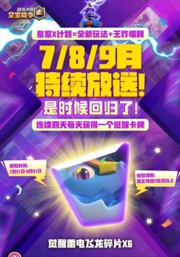 今日解锁觉醒雷电飞龙*6，快的人早就用上啦