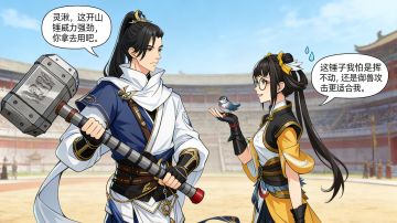 【剑之川漫画】剑川之主独特的送装备方式