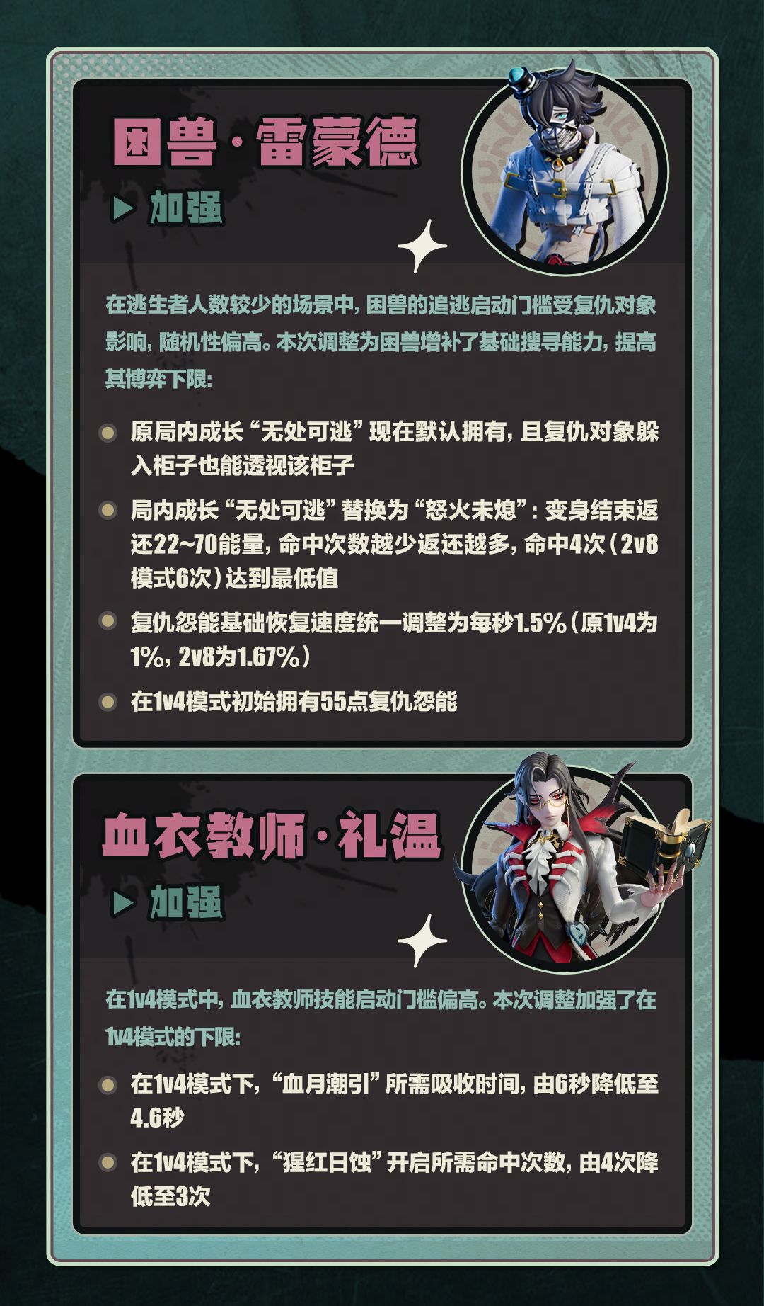 【逃出惊魂夜】新赛季版本改动详解 9