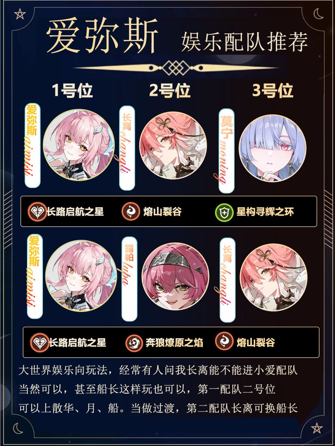 爱弥斯全配队一览 3