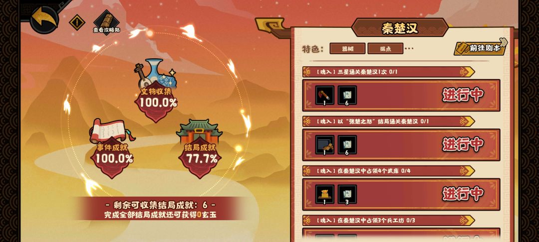 张楚之怒是啥要求来着? 1