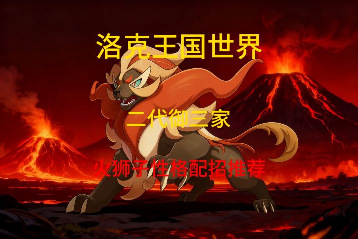 二代御三家超强火狮子性格配招推荐截图
