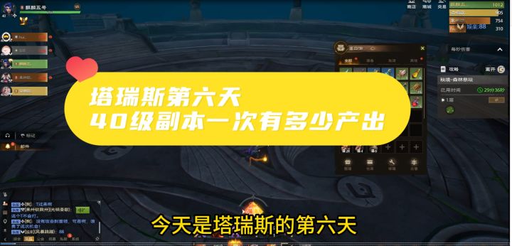 塔瑞斯世界满级副本产出如何?能卖多少金?还有多彩?截图