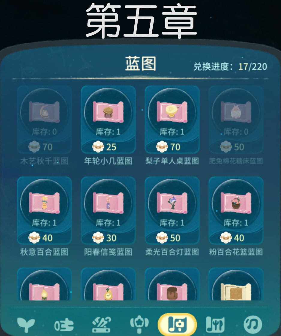 睡眠搁浅第5章:植物、蓝图、食谱兑换 2