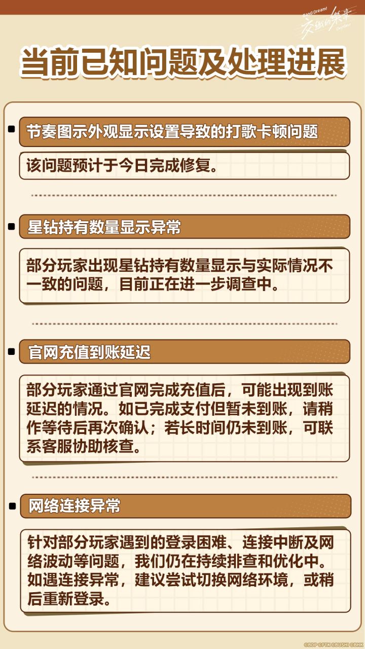 【快讯】开服问题频发官方公布处理进展截图