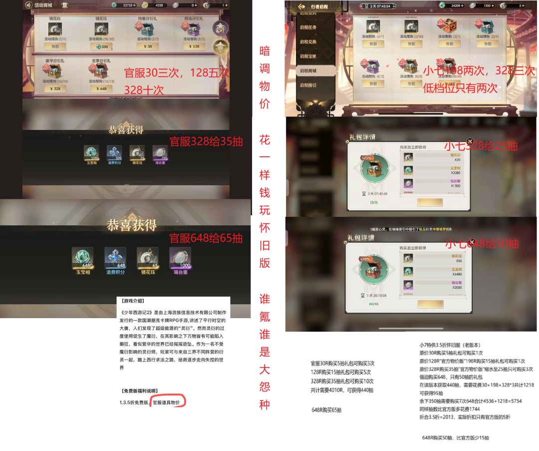 小7免费版宣传图《所谓官方物价》 1