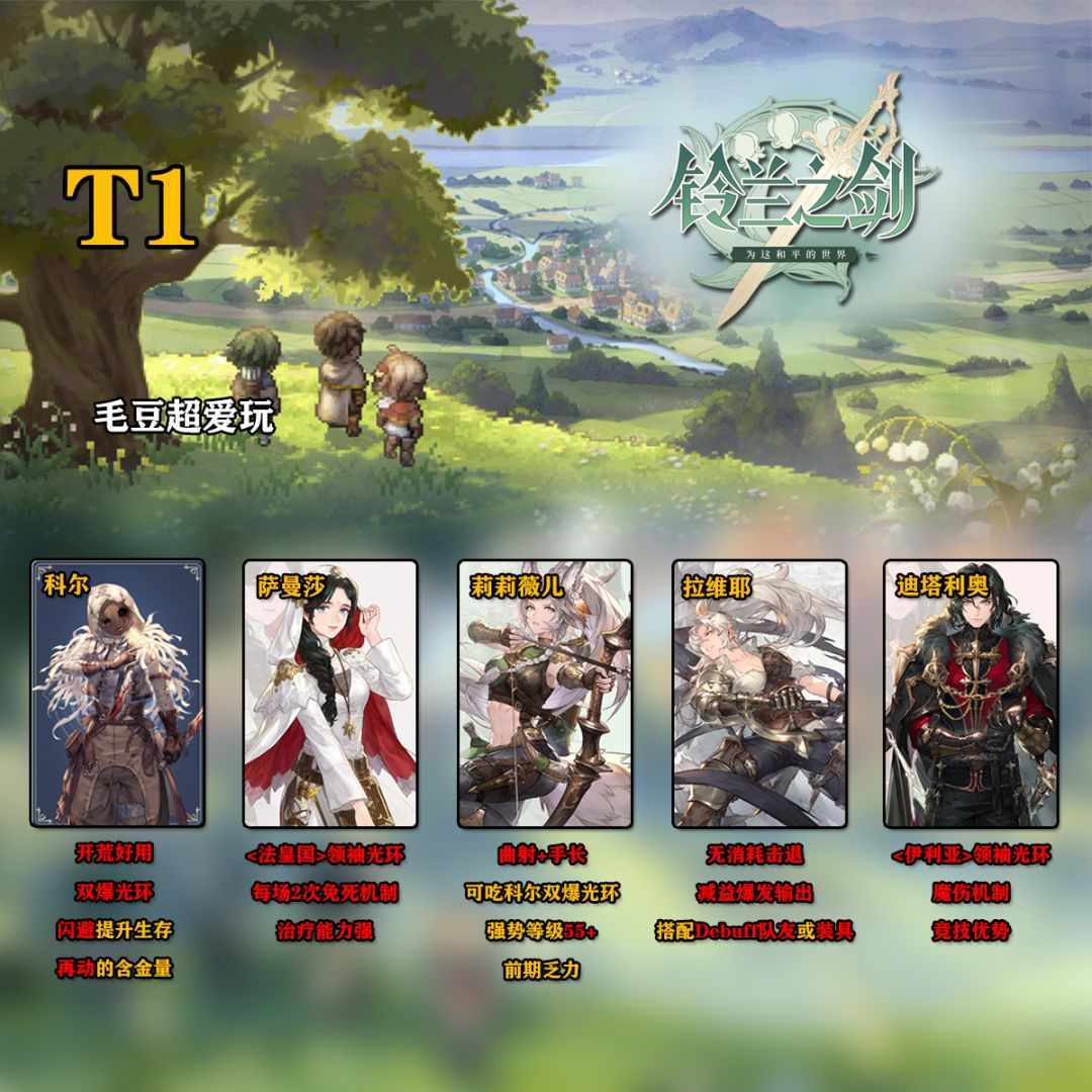 【铃兰之剑】强度整理-史诗传说角色 3