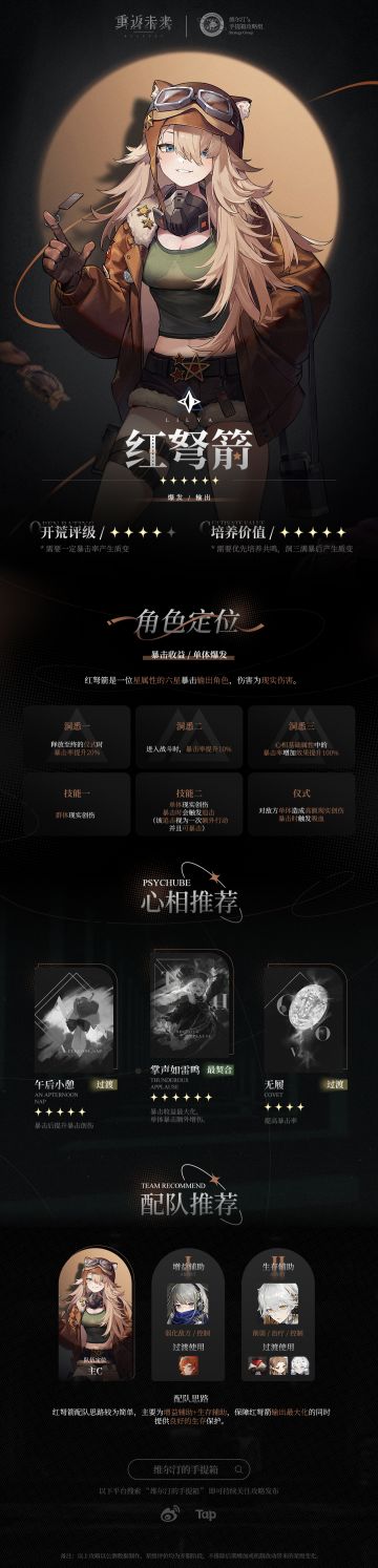 「红弩箭」Lilya丨攻略一图流