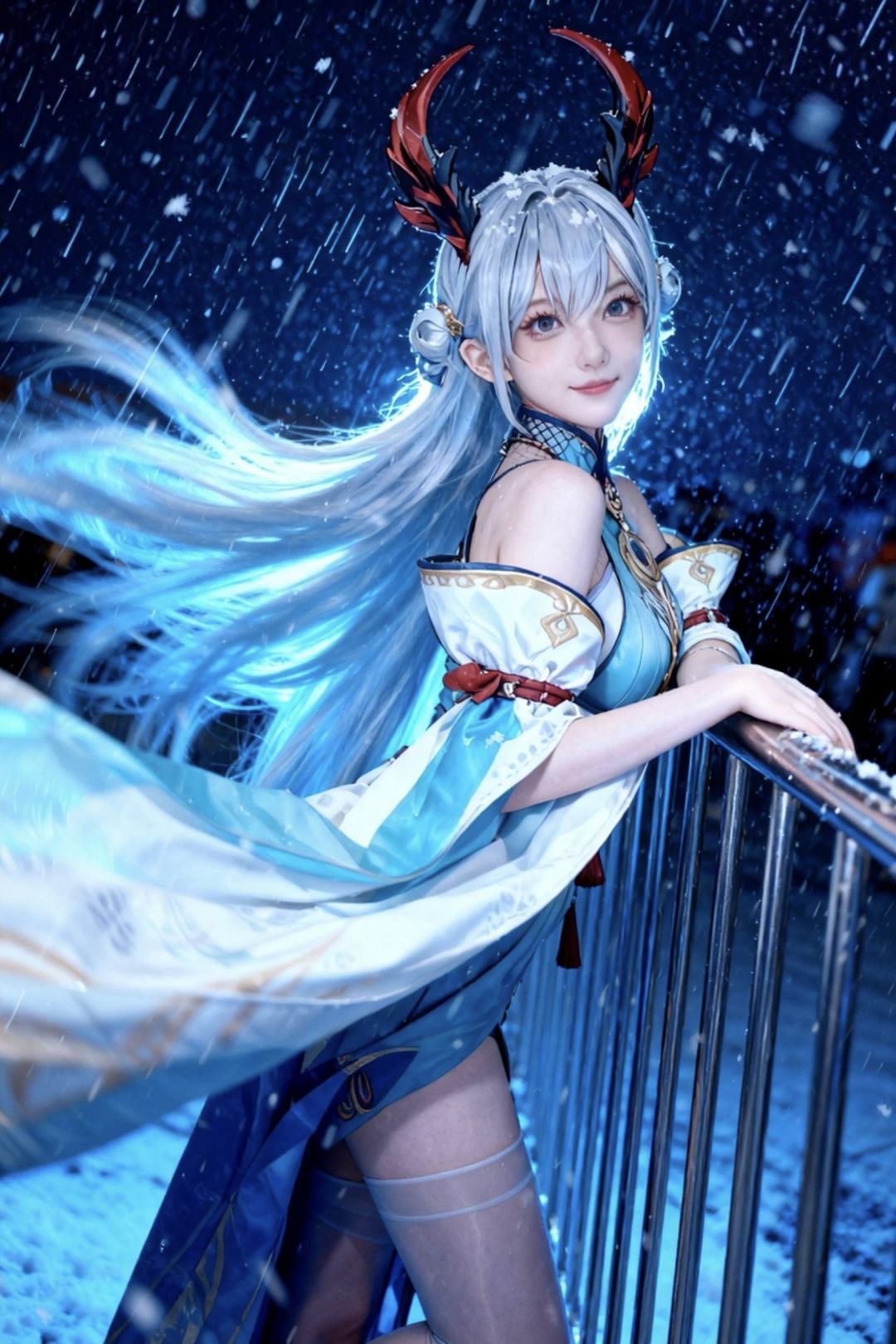 冰魄绫华Cos 3