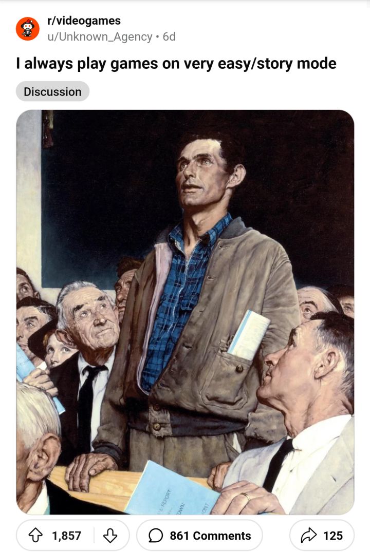 玩游戏总是选择最简单或故事模式,会被人嘲笑吗?截图