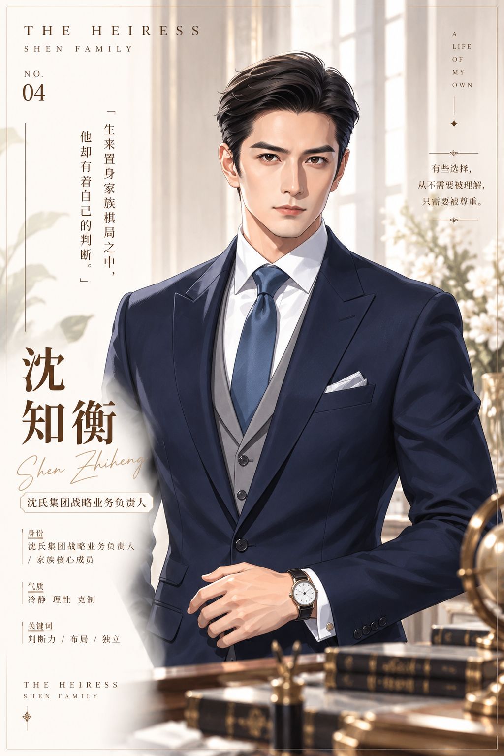 THE HEIRESS | 沈家人物角色形象公开 5