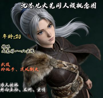 荒原曙光同人曙光彼岸兄妹初步人设概念图