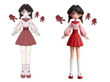 投稿一个非遗剪纸角色，大家有什么看法