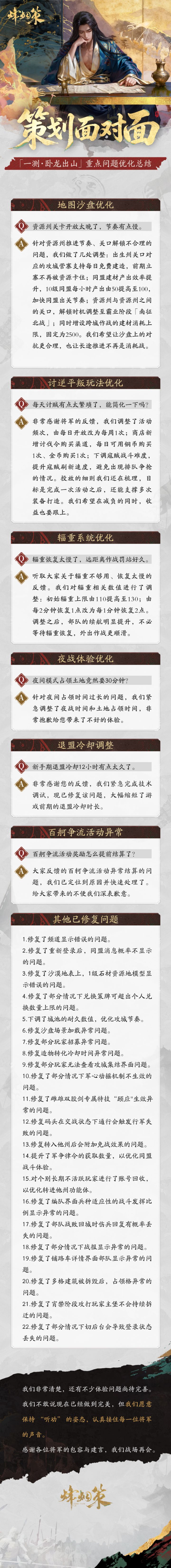 【策划面对面】主打听劝!开测首周调优汇报截图