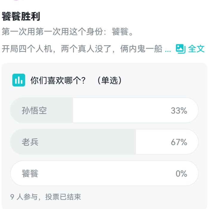 投票结果截图
